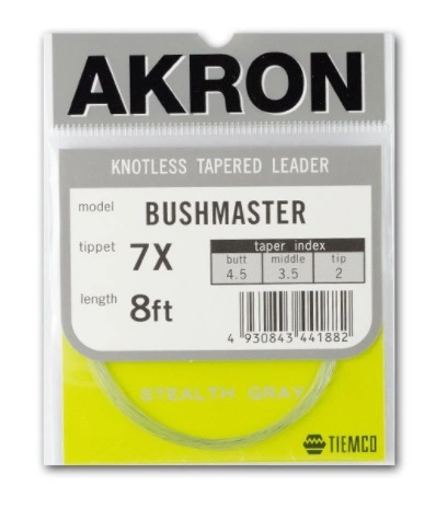 Tiemco Akron Bushmaster Leader 8ft 1 Tiemco Akron Bushmaster Leader 8ft