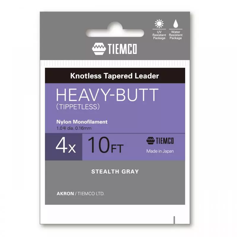 Tiemco Heavy Butt Leader 10ft - 305cm 1 Tiemco Heavy Butt Leader 10ft - 305cm