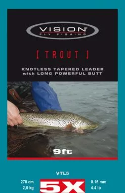 Vision Trout 9ft Leader