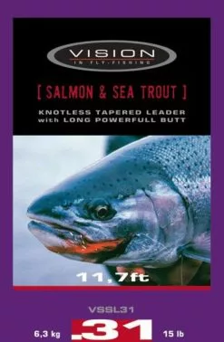 Vision Salmon & Seatrout Leader 11,7ft - 350 Cm