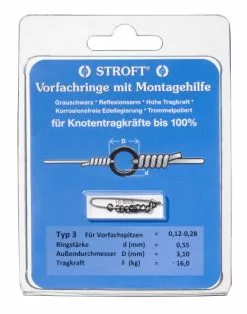 Stroft Tippet Rings 10pc On Clip 6 Stroft Tippet Rings 10pc On Clip -Droge vliegen Winkel Vorfachringe3