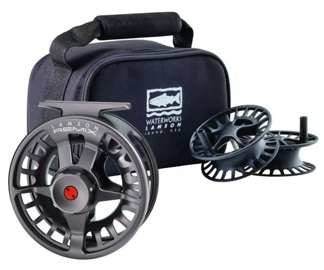 Waterworks Lamson Remix Smoke Fly Reel 1 Waterworks Lamson Remix Smoke Fly Reel