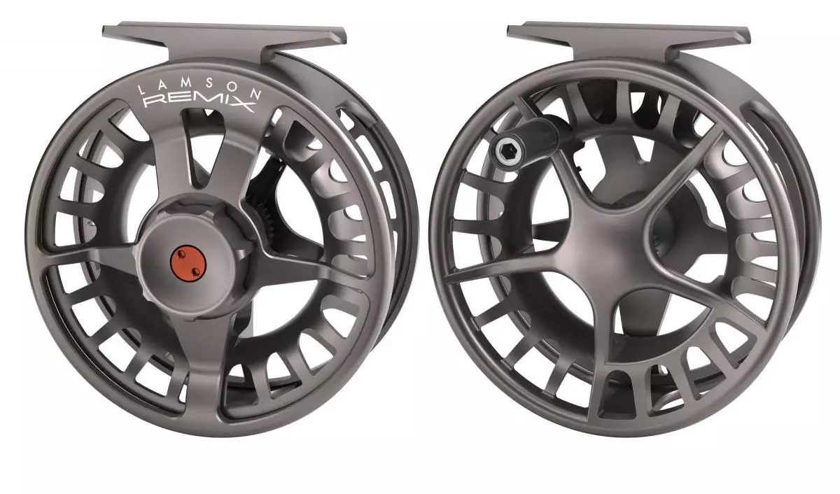 Waterworks Lamson Remix Smoke Fly Reel 2 Waterworks Lamson Remix Smoke Fly Reel - Afbeelding 2