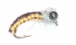 Euro Flies Wooven Nymph Cream Black #8
