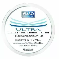 Asso Ultra Fluorocarbon Coated Nylon 50 M Spool