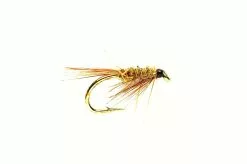 Fulling Mill Orange Flash Diawl Bach Nymph #12