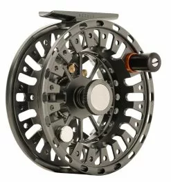 Hardy HBX Fly Reel -Droge vliegen Winkel hbx reel left side