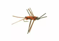 Umpqua McKee Rubberlegs Black/Orange #6