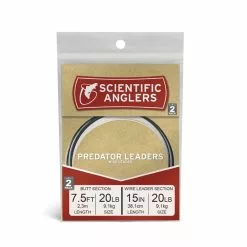Scientific Anglers Predator 7.5ft AR Tapered Leader 2 Pack