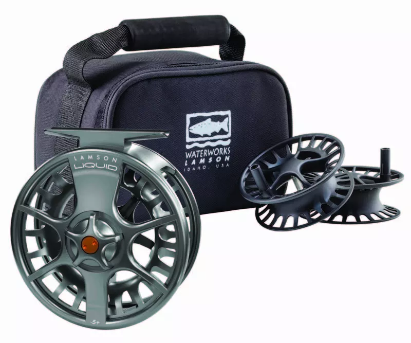 Waterworks Lamson Liquid Smoke Fly Reel 1 Waterworks Lamson Liquid Smoke Fly Reel