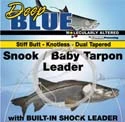 Frog Hair Deep Blue Snook & Baby Tarpon 9,5ft Leader