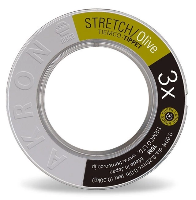 Tiemco Akron Stretch Tippet 3X - 0,20mm 1 Tiemco Akron Stretch Tippet 3X - 0,20mm